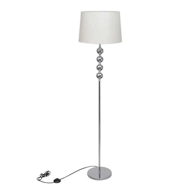 vidaXL Stehlampe Stehleuchte Lampe Leuchte Standleuchte weiß 240904