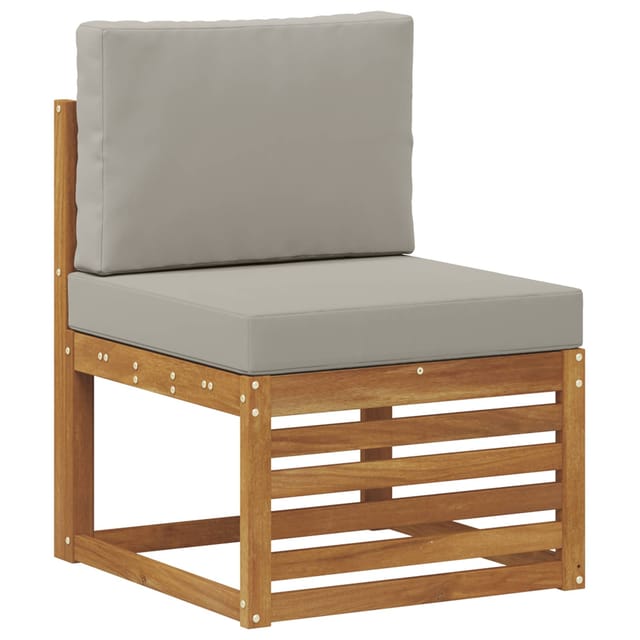 vidaXL Outdoor Mittelsofa Massivholz Akazie Natur 900491