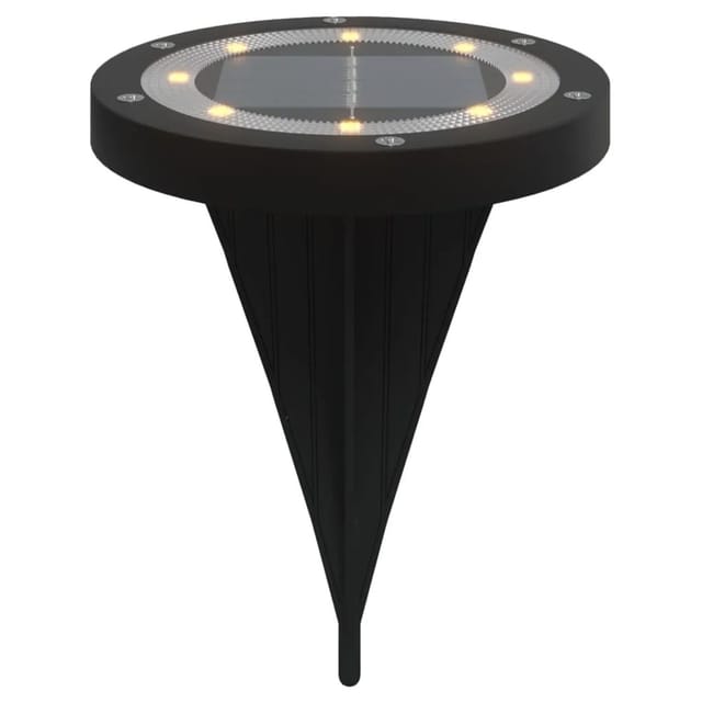vidaXL Solar-Bodenleuchten mit Erdspieß 12 Stk Warmweiß 4008203