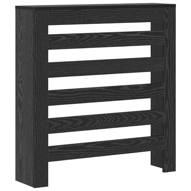 vidaXL Heizkörperabdeckung Schwarz Eichen-Optik 78 x 20 x 82 cm 869218