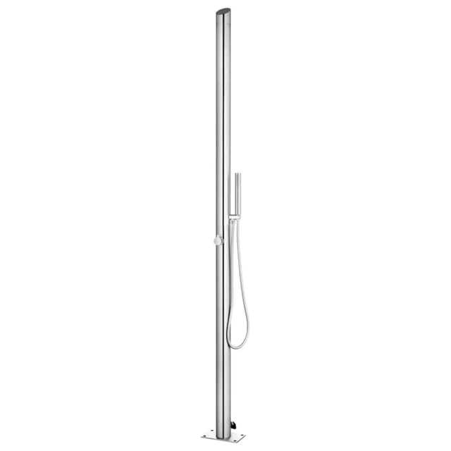 vidaXL Gartendusche 220 cm Edelstahl 315942