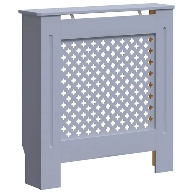 vidaXL MDF Heizkörperverkleidung Grau 78 cm 325569