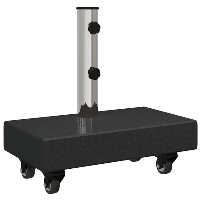 vidaXL Sonnenschirmständer Schwarz 45 x 25 x 45 cm Granit 42006588