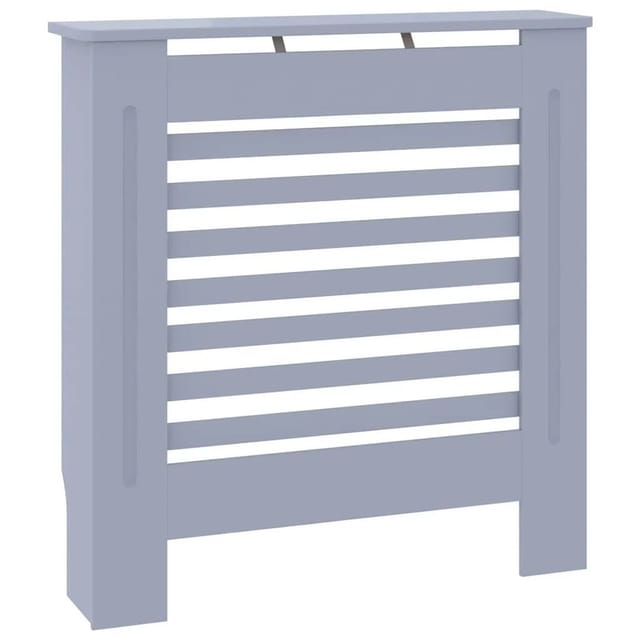 vidaXL MDF Heizkörperverkleidung Grau 78 cm 325565