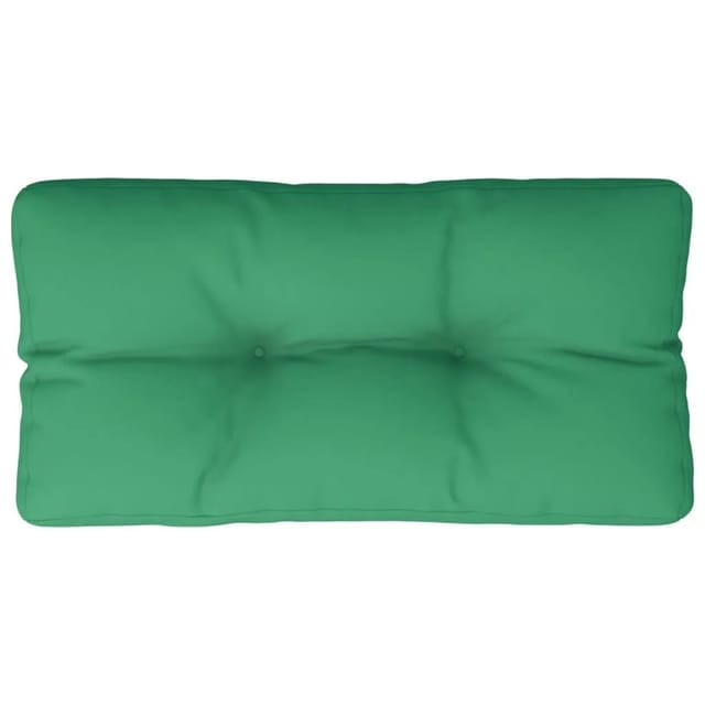 vidaXL Palettenkissen Grün 70x40x12 cm Stoff 360584
