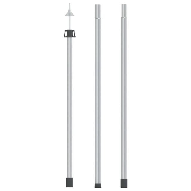 vidaXL Teleskop-Tarpstange 102-260 cm Aluminium 315218