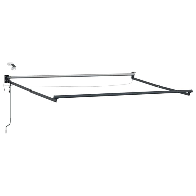 vidaXL Elektrisches Markisenrahmen Anthrazit 3 x 2,5 m Aluminium 42024222