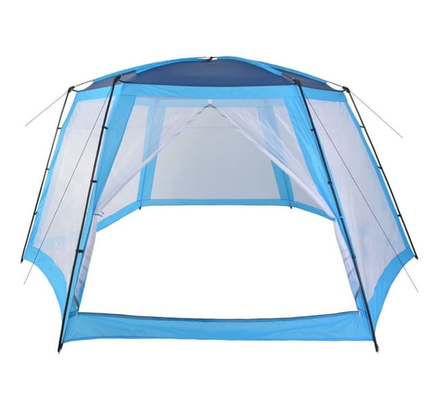 vidaXL Pool-Zelt 660x580x250 cm Blau 91576