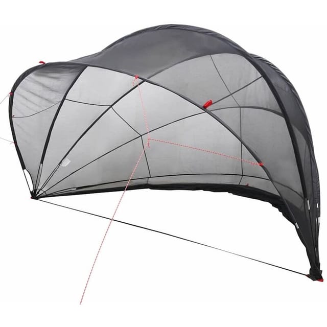 vidaXL Pool-Dome Schwarz 500 x 500 x 236 cm 42001125