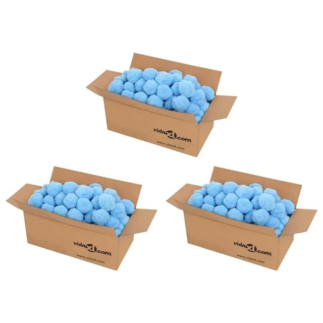 vidaXL Pool-Filterbälle Antibakteriell Blau 2100 g Polyethylen 3155076