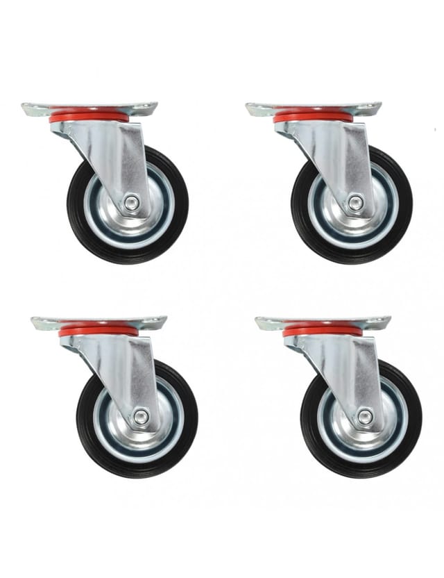 vidaXL 24 Stk Lenkrollen 75 mm 277944