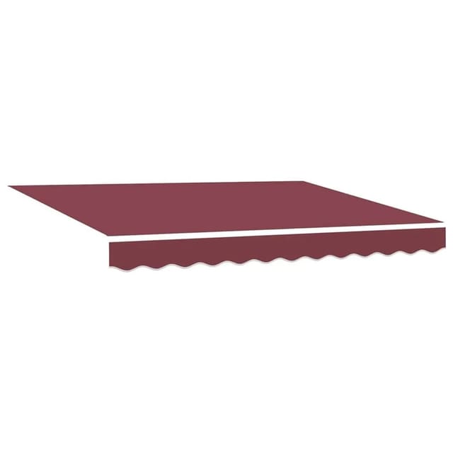 vidaXL Markisenersatzstoff Bordeauxrot 280 x 195 cm Polyester 42000443