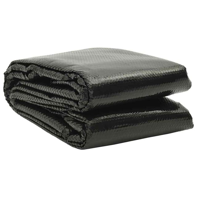 vidaXL Treibende Pool Solarfolie rechtecking 8 x 5 m Pools Schwarz 90341