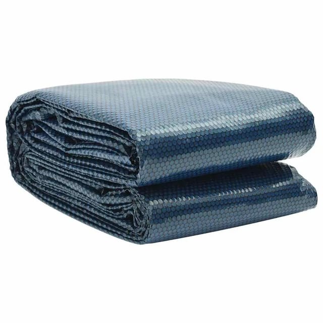 vidaXL Treibende Pool-Solarplane PE 800x500 cm Schwarz und Blau 92992