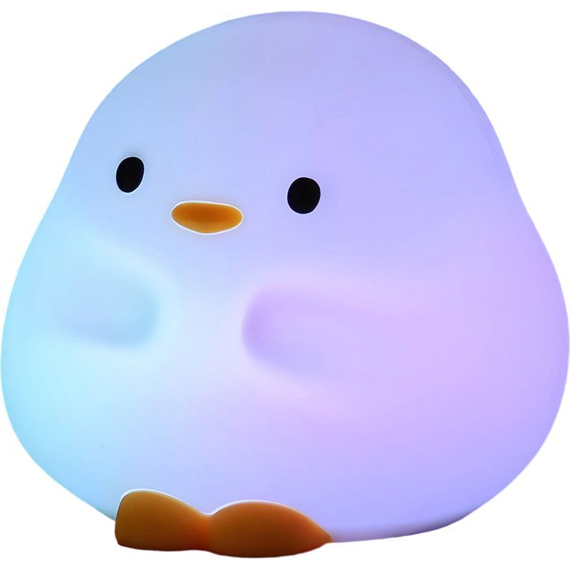 Niedliches Enten-nachtlicht, Silikon-entenlampe Mit Verschiedenen Helligkeitsstufen, Sanfte Led-tierlampe Für Den Schlaf Von Kindern, Wiederaufladbares Touch-bettlicht, Ideales Geschenk Für Die Kinder