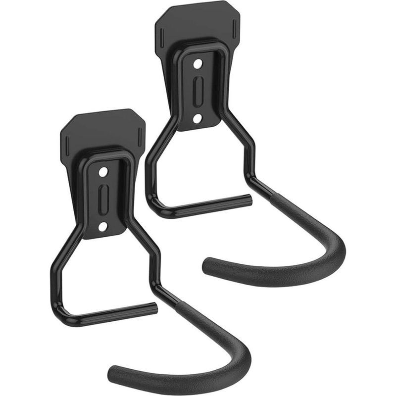 Fahrradhaken – Wandhalterung Aus Schmiedeeisen – Robust Und Langlebig – L-förmige Wandbefestigung – Geeignet Für Fahrradläden, Gartenhäuser Und Garagen – Schwarz