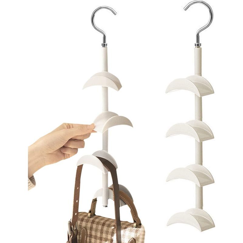 2-teiliger Handtaschen-organizer – Platzsparend – 39 X 7 X 4 Cm – Weiß, Perfektes Design, Sehr Praktisch