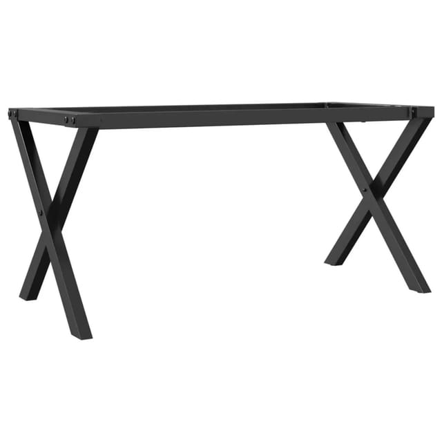vidaXL Couchtisch-Gestell in X-Form 90x30x43 cm Stahl 357901