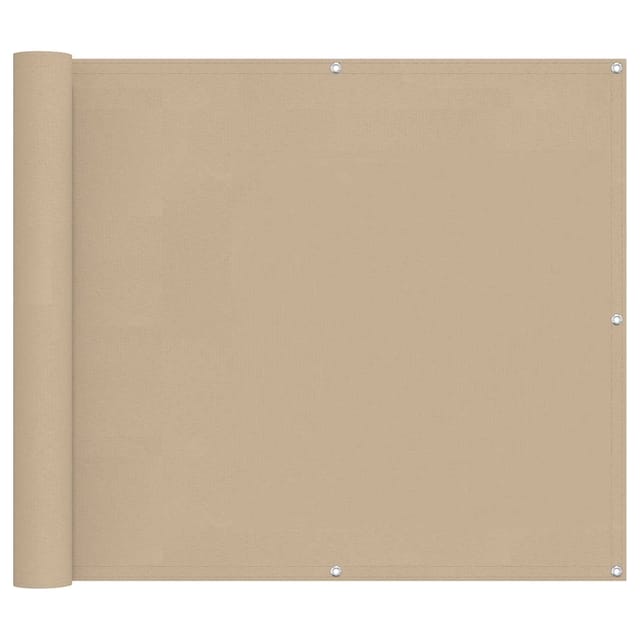 vidaXL Balkonsichtschutz PU-beschichtetes Oxford-Textil Alu 42030676