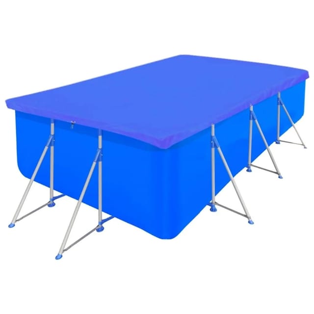 vidaXL Poolabdeckungen 2 Stk PE Rechteckig 90 g/m² 394x207 cm 3082803