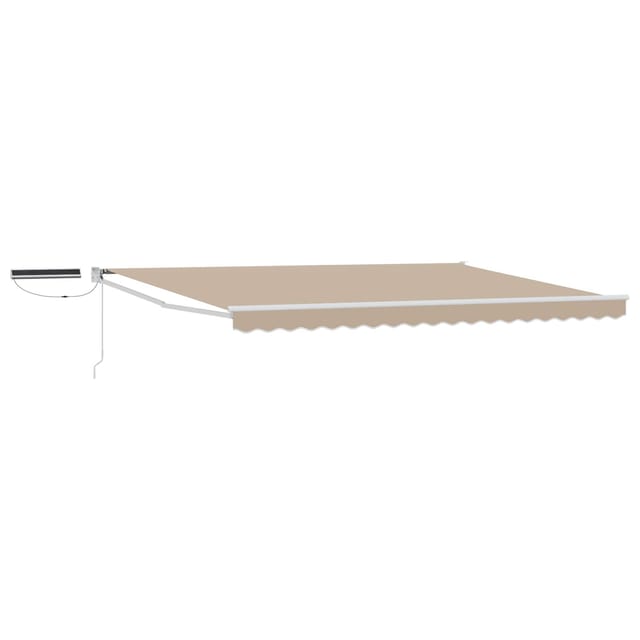 vidaXL Elektrische Ausziehbare Markise Beige 4 x 3 m 3419981