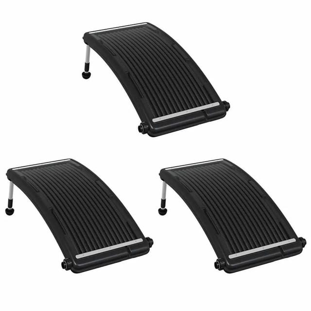 vidaXL Gebogene Solar-Heizpaneele für Pool 3 Stk 110x65 cm 3095463