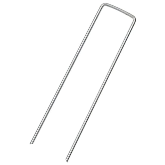 vidaXL Bodenanker U-Form 25 Stk 15x3,5 cm Verzinkter Stahl 4009359