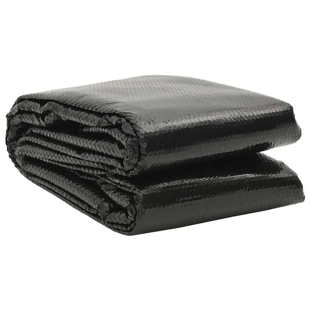 vidaXL Rechteckige Poolabdeckung 600x400 cm PE Schwarz 92964