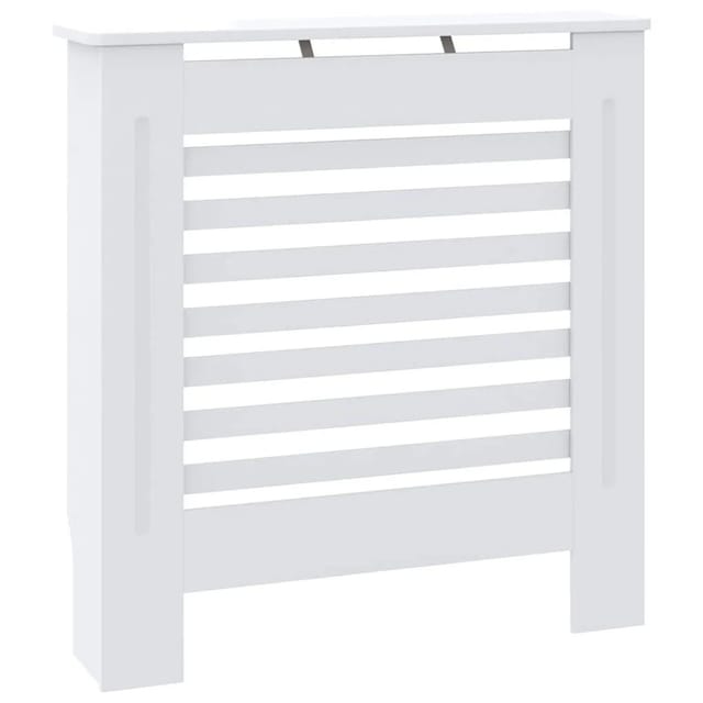 vidaXL MDF Heizkörperverkleidung Weiß 78 cm 325563