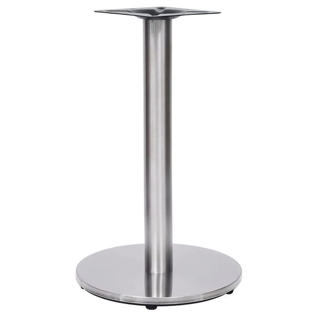 vidaXL Bistrotisch-Gestell Silbern Ø45x72 cm Edelstahl 325439