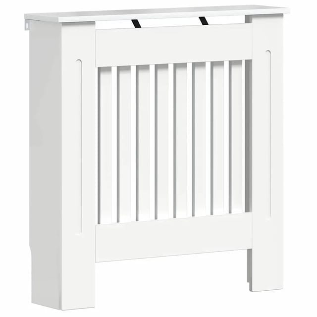 vidaXL Heizkörperabdeckung Hochglanz Weiß 78 x 19 x 81,5 cm 884096
