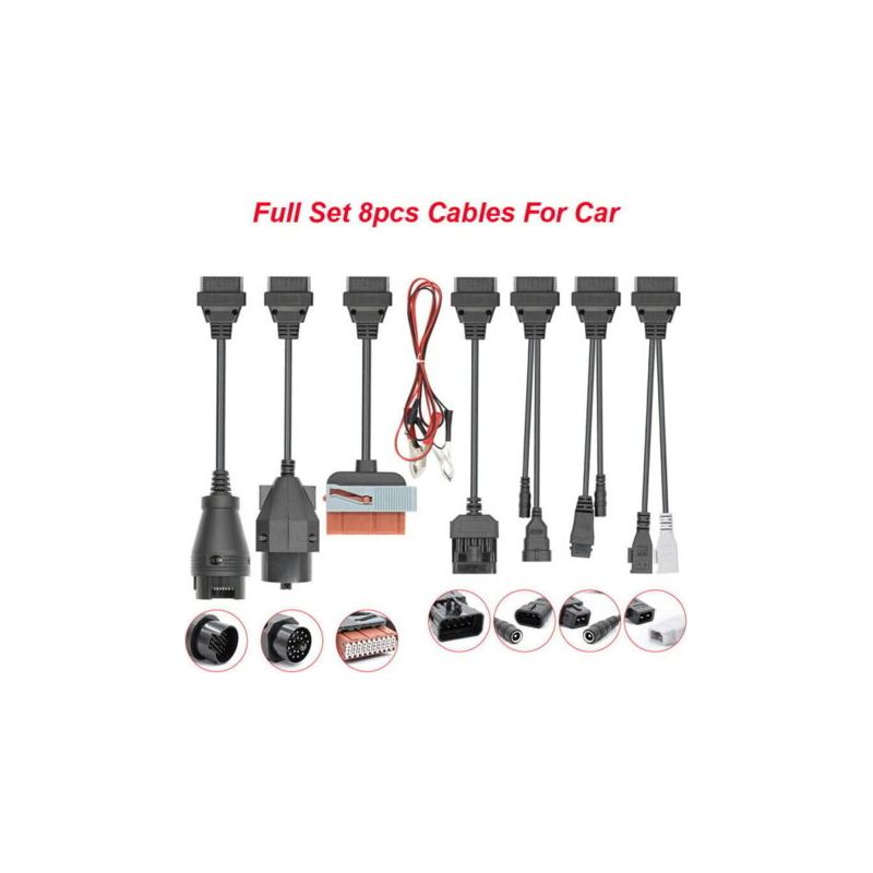 8-in-1 Multiprogramm-kfz-diagnosekabel, Kompatibel Mit Ds150e Tcs Cdp Autocom