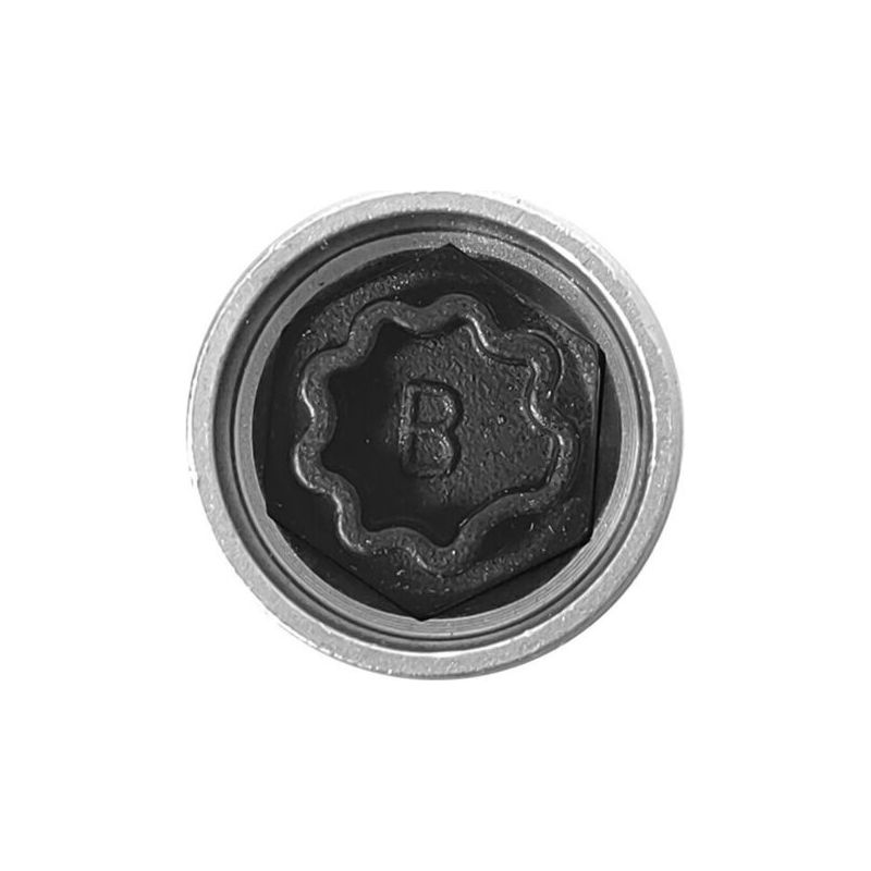 Vurahome - Diebstahlsicherer Steckschlüssel Für 802/b 17mm Sicherheitsradmuttern Für Audi A6 A3 A4 A5 Tt,