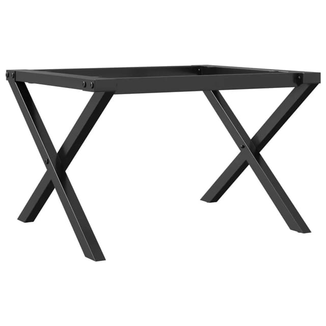 vidaXL Couchtisch-Gestell in X-Form 50x40x38 cm Stahl 357894