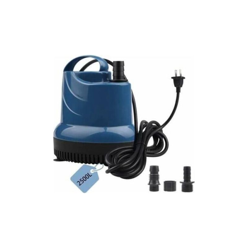 Vurahome – Tauchpumpe – Mini, 2500 L/h, 40 W, 230 V, 2,3 M Förderhöhe, Keller/haus/garten – Pumpenetikett