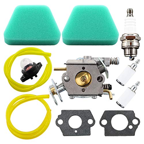 Vergaser Für Poulan Und Poulan Pro 2250 2450 2550 2550 260pro Pp220 Pp221 Pp230 Pp260 Pn Wt-625 Wt-391 Zama C1q-w9 530071621 530069722 530035400 Und Luftfilter