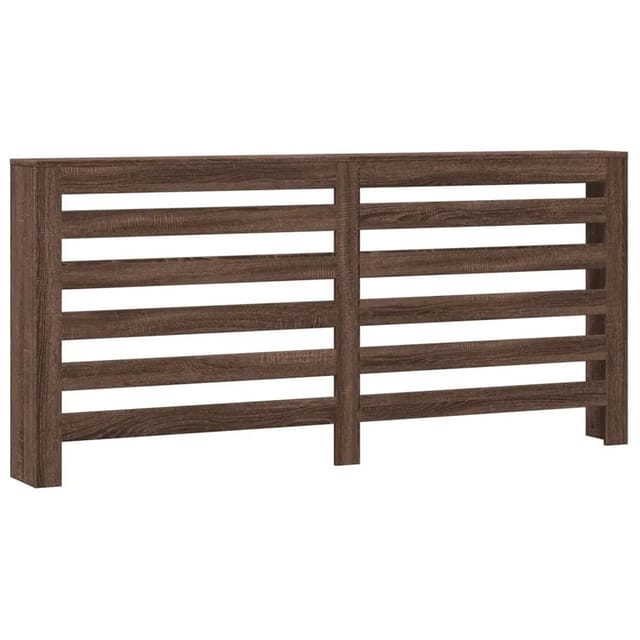 vidaXL Heizkörperverkleidung Braun Eiche 175x20x82 cm Holzwerkstoff 852714
