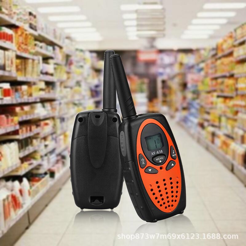 Vurahome – Walkie-talkie, 2-wege-funk, Hintergrundbeleuchtetes Lcd-display, 3 Km Reichweite, Automatischer Sendersuchlauf, Langstrecken-walkie-talkie Für Outdoor-abenteuer, Camping Und Wandern, 1 Stüc