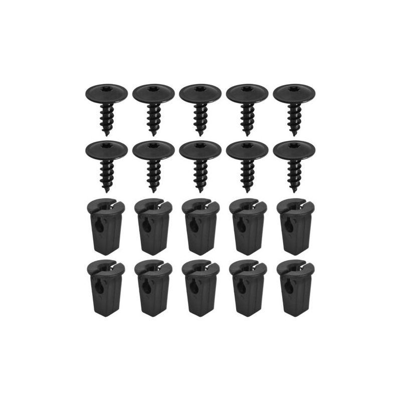 Befestigungsclip-set Für Autos, 20 Blechschrauben Für Schutzbügel, Kotflügelschrauben Unter Der Motorhaube, Karosserieclips Für Stoßstange, Tür, Kotflügel, Druckknopf-austauschset