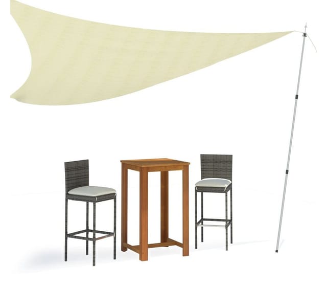 vidaXL Teleskop-Tarpstangen 102-260 cm 2 Stk Aluminium 315219