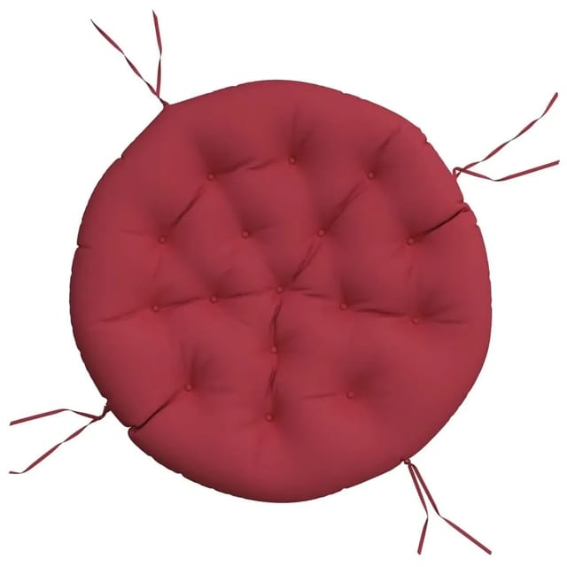 vidaXL Kissen Rund Weinrot Ø 100x11 cm Oxford-Gewebe 361971
