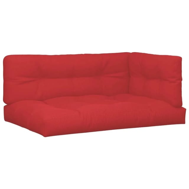 vidaXL Palettenkissen 7-Tlg Rot Stoff 3217148
