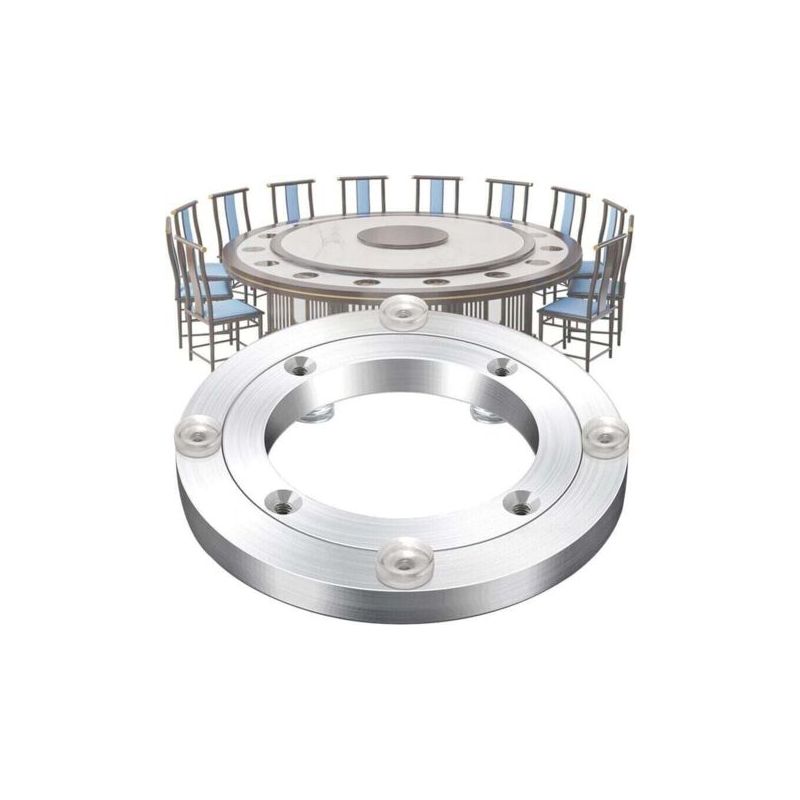 Vurahome - Schwerlast-drehtellerfuß, Xu, 12 Cm Drehtellerlager, Tischlager Aus Aluminiumlegierung, Geräuschlos, 360° Drehbar, Für Esstischmöbel -