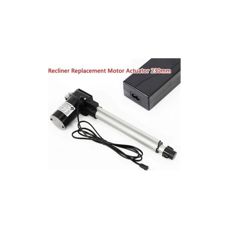 Elektrischer 24-v-stellantrieb Für Relaxsessel – 6000 N Schubkraft – 230 Mm Hublänge – 40 Mm/s Geschwindigkeit – Schutzart Ip44