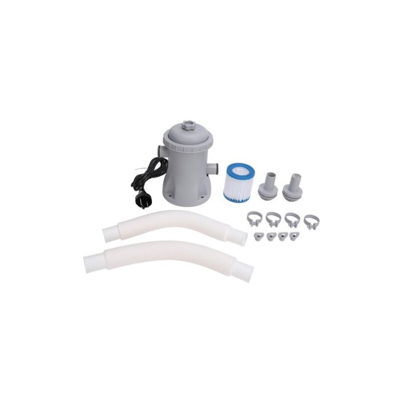 Vurahome – 330-gallonen-poolfilterpumpe (24 V), Reinigung Und Umwälzung, Kompatibel Mit 220–240 V