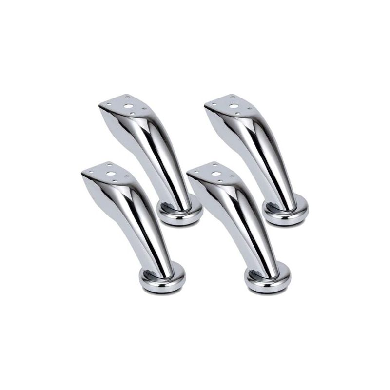 Vurahome – Dicke Edelstahl-sofabeine, 4er-set Möbelbeine, Chrom-finish, Möbelbeine Für Kleiderschränke, Betten, Sofas, Stühle, Hocker, Schränke