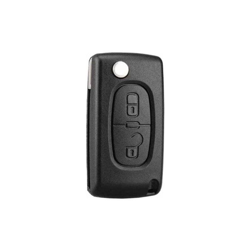Vurahome – 2-tasten-schlüsselgehäuse Ce0523 Für Peugeot 207, 307, 308, 407, 408, 3008, 5008 – Einfacher Austausch – Kompatibel Mit Citroën C2, C3, C4, C5, C6, C8