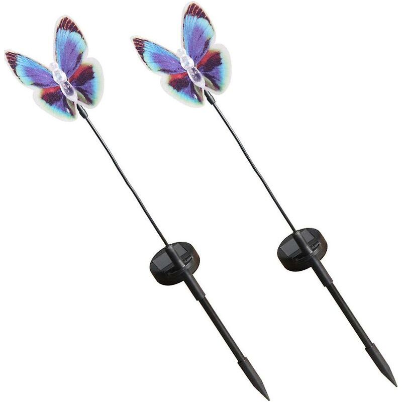 Vurahome - Schmetterling Solarbetriebene Led-gartenleuchte, Dekorative Lichterkette