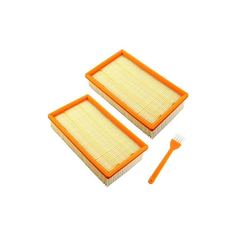 Vurahome – 2er-pack Flache Faltenfilter Für Würth Staubsauger Iss 35, Iss 35-s, Iss 45-m, Iss 55-s – Ersetzt Waschbaren Lamellenfilter Kärcher 6.904-367.0