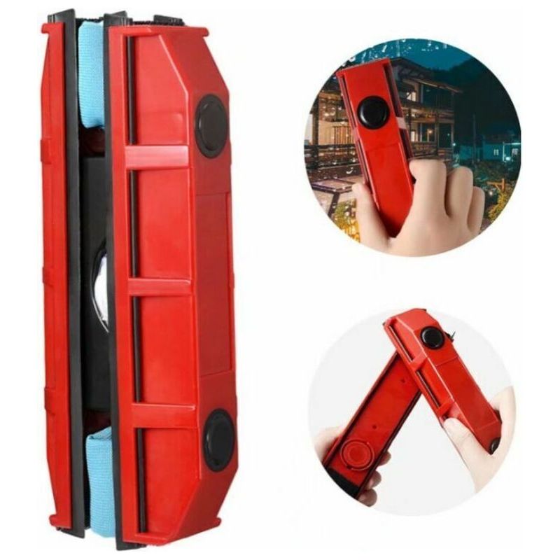 Vurahome – Magnetischer Fensterreiniger Für Doppelverglasung, Fensterreinigung, Magnetischer Fensterreiniger, Reinigungsbürste, Reinigungsset